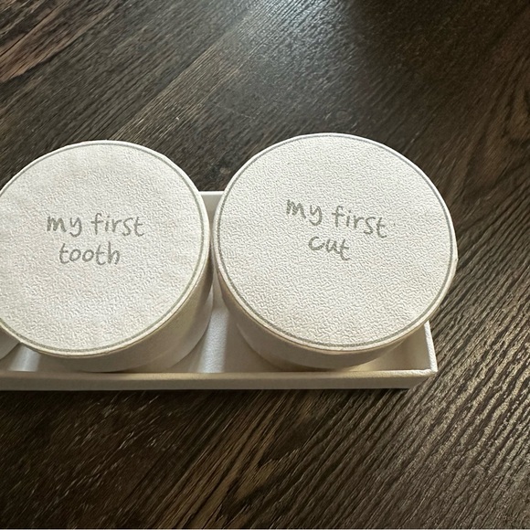 Adorable Baby Keepsake Round Boxes Set of 3 - New - Picture 5 of 7